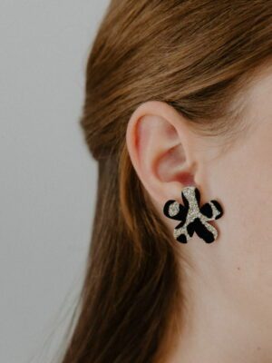 Boucles - Fleurs rose