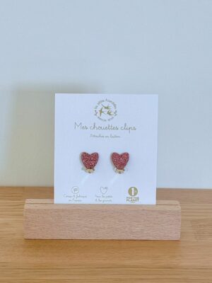 Boucles clips - Coeurs