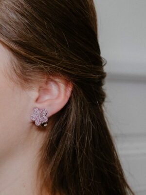 Boucles clips - Fleurs