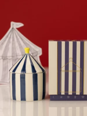 Bougie cirque - Bleu foncé