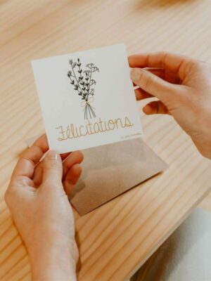 Carte carrée - Félicitations