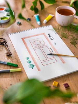 Coloring book - Petites portes A4