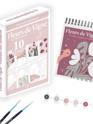 Peinture aux numéros - Fleurs de vigne