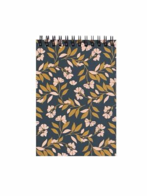 Carnet A6 spirales - Flori foncé