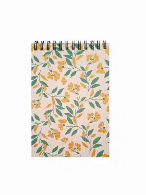 Carnet A6 spirales - Flori pâle