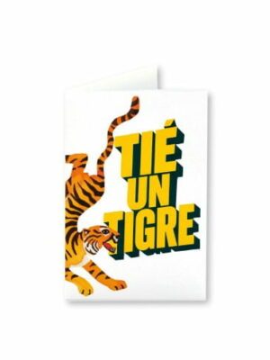 Carte double Tié un tigre