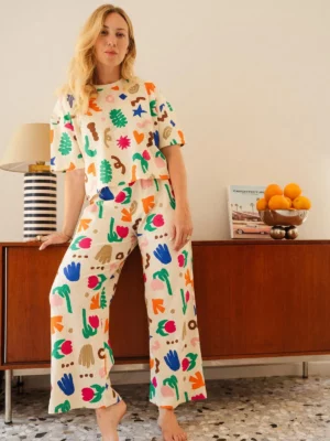 PYJAMA LONG Gaufré Mini Souk