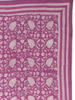 Foulard 100x100 - Frida fuchsia