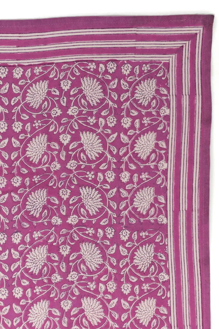 Foulard 100x100 - Frida fuchsia – Image 2
