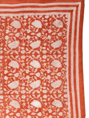 Foulard 100x100 - Frida terracotta