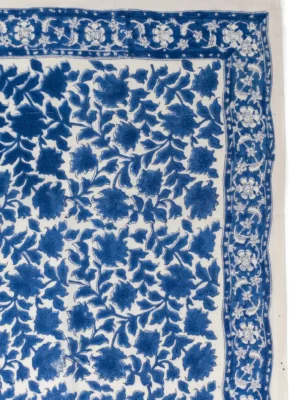 Foulard 100x100 - Serena bleu