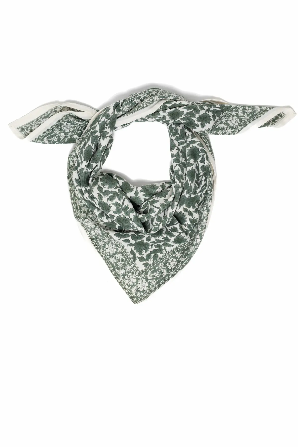 Foulard 100x100 - Serena kaki – Image 4