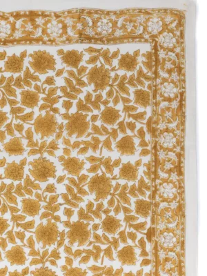 Foulard 100x100 - Serena ocre