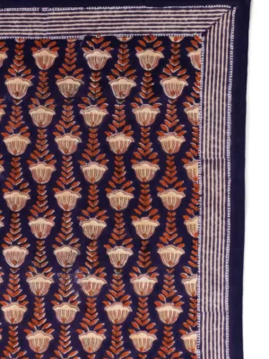 Foulard 100x100 - Simone marine
