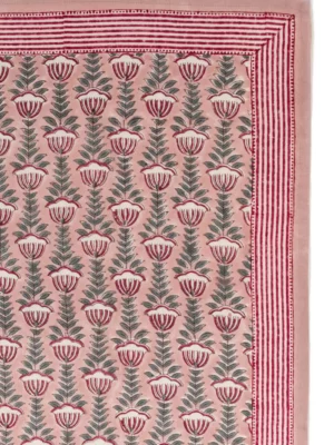 Foulard 100x100 - Simone rose