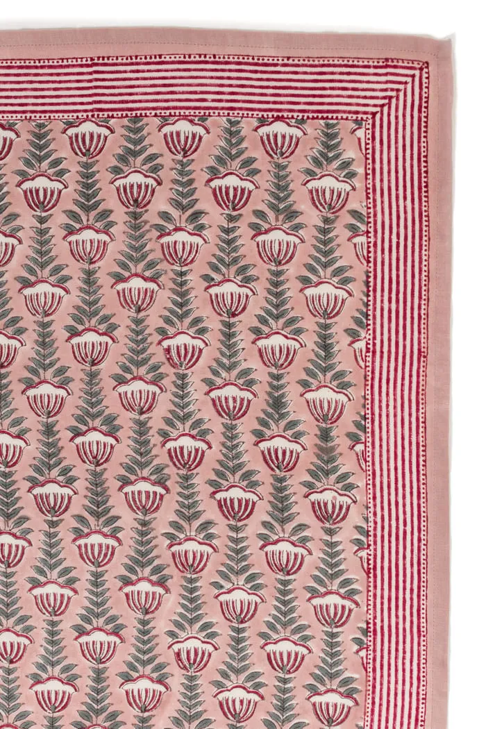 Foulard 100x100 - Simone rose – Image 2