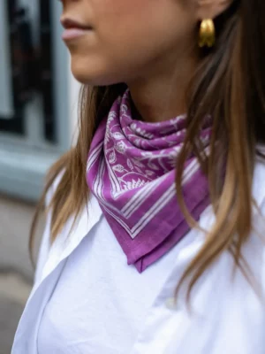 Foulard 50x50 - Frida fuchsia
