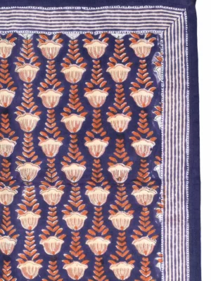 Foulard 50x50 - Simone marine
