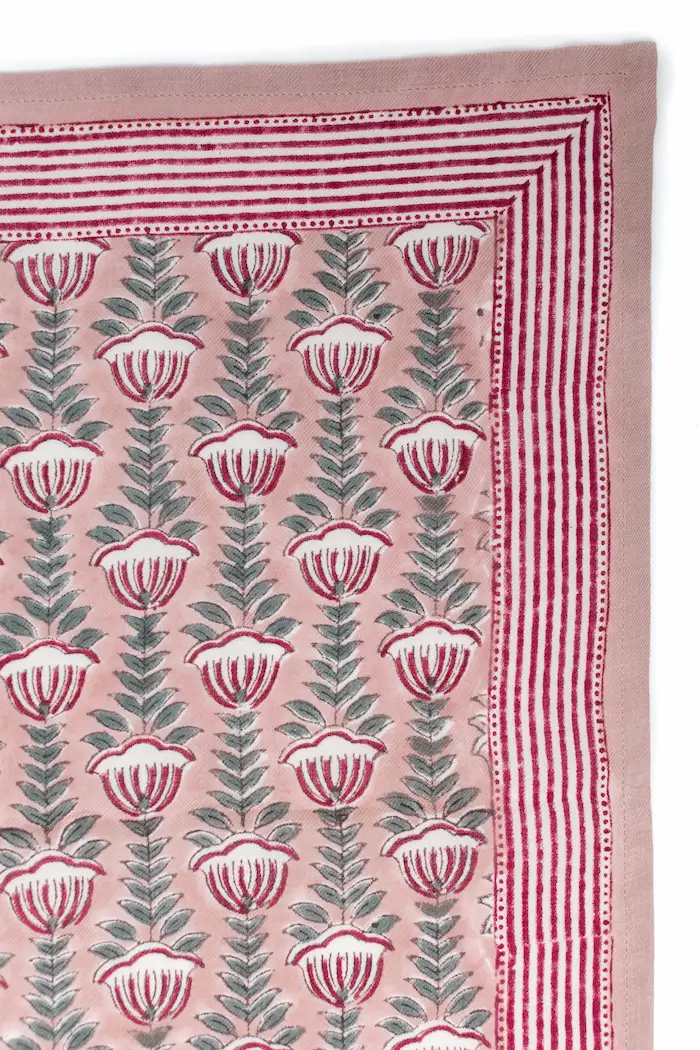 Foulard 50x50 - Simone rose – Image 2