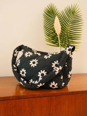 Sac matelassé - Dahlia Noir