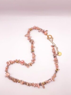 Collier Acidulé - Rose pâle