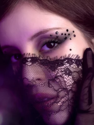 Strass - Black swan