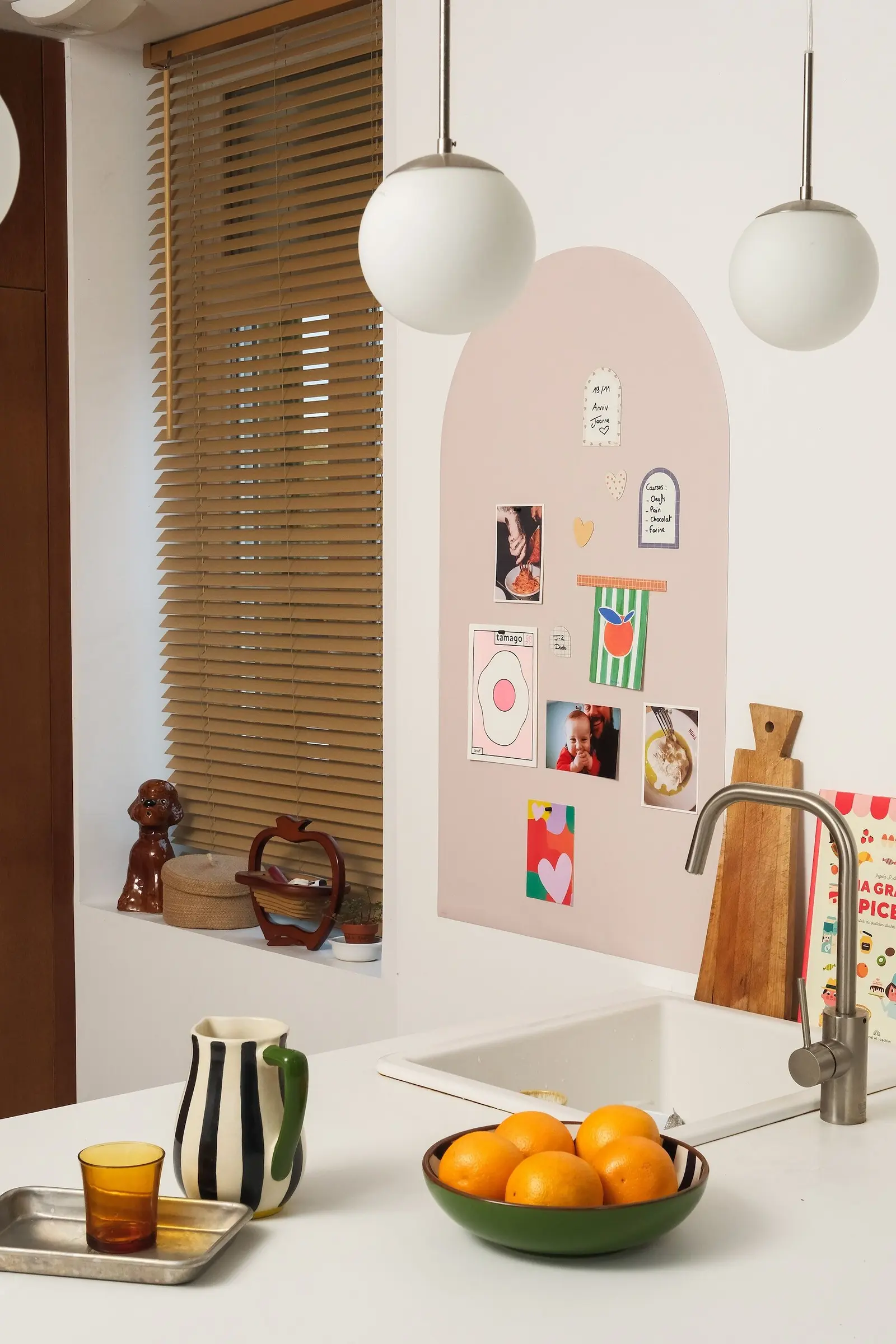 Tableau magnétique - Beige rosé – Image 2