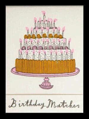 Livre d'allumettes - Birthday cake