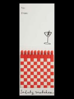 Livre d'allumettes - Cow martini