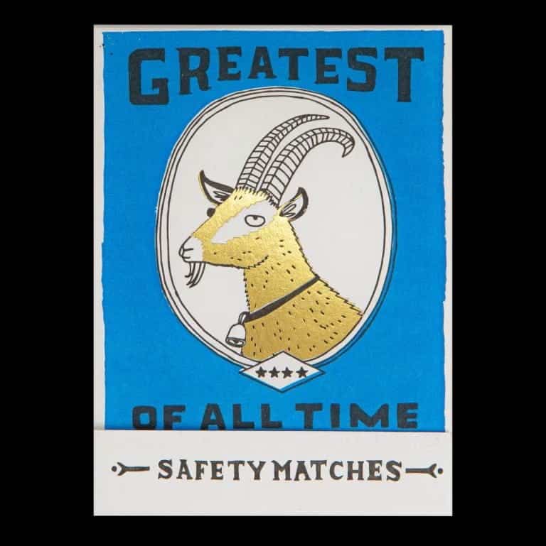 Livre d'allumettes - Greatest of all time