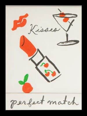 Livre d'allumettes - Lipstick