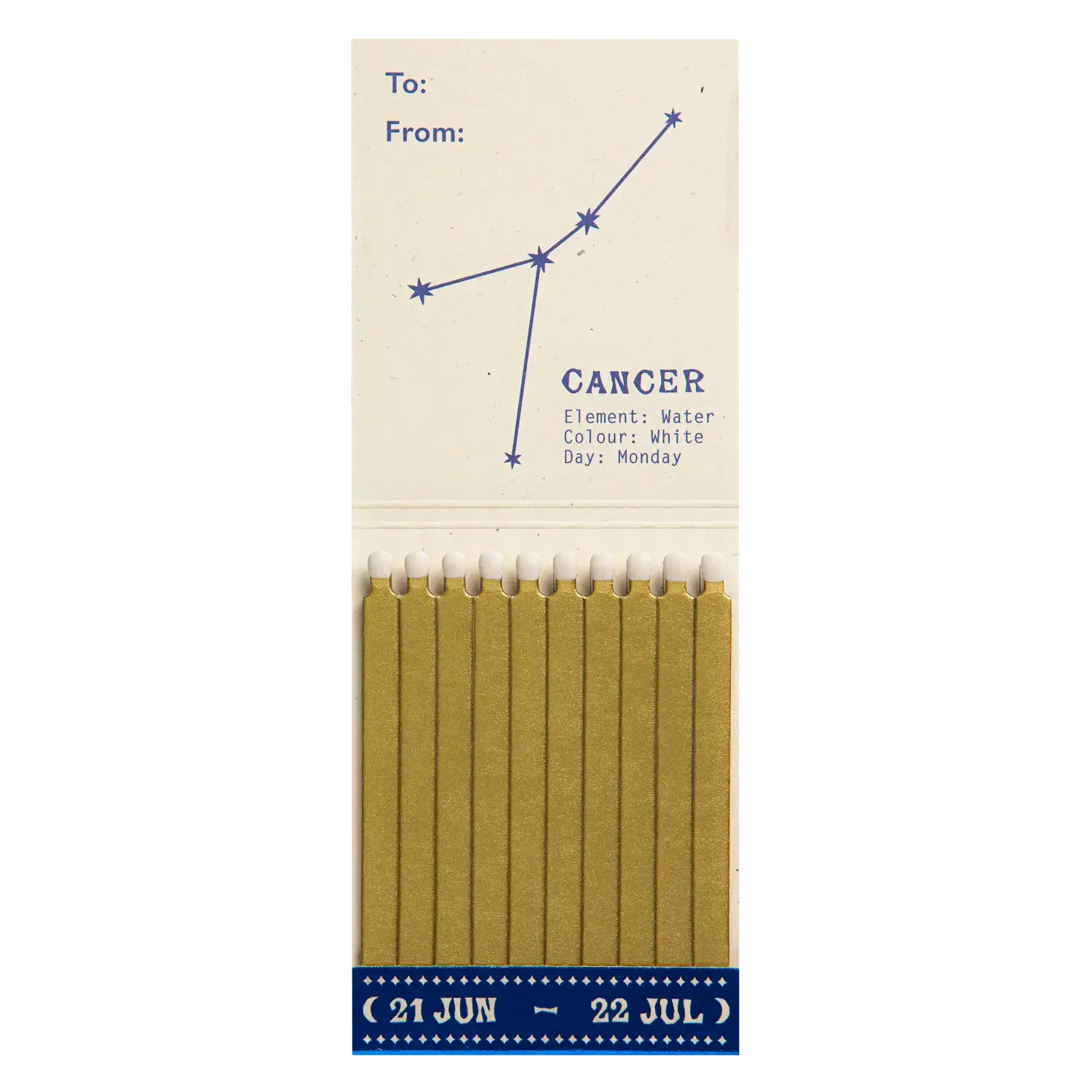 Livre d'allumettes - Zodiaque Cancer – Image 3