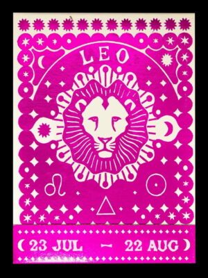 Livre d'allumettes - Zodiaque Lion