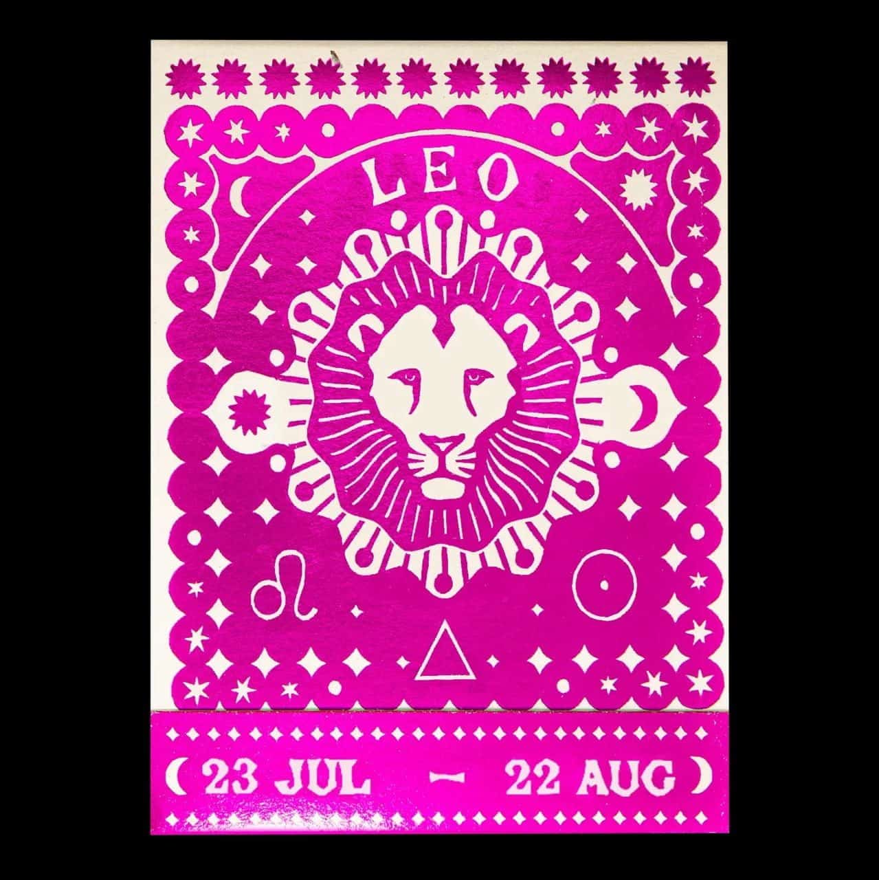 Livre d'allumettes - Zodiaque Lion