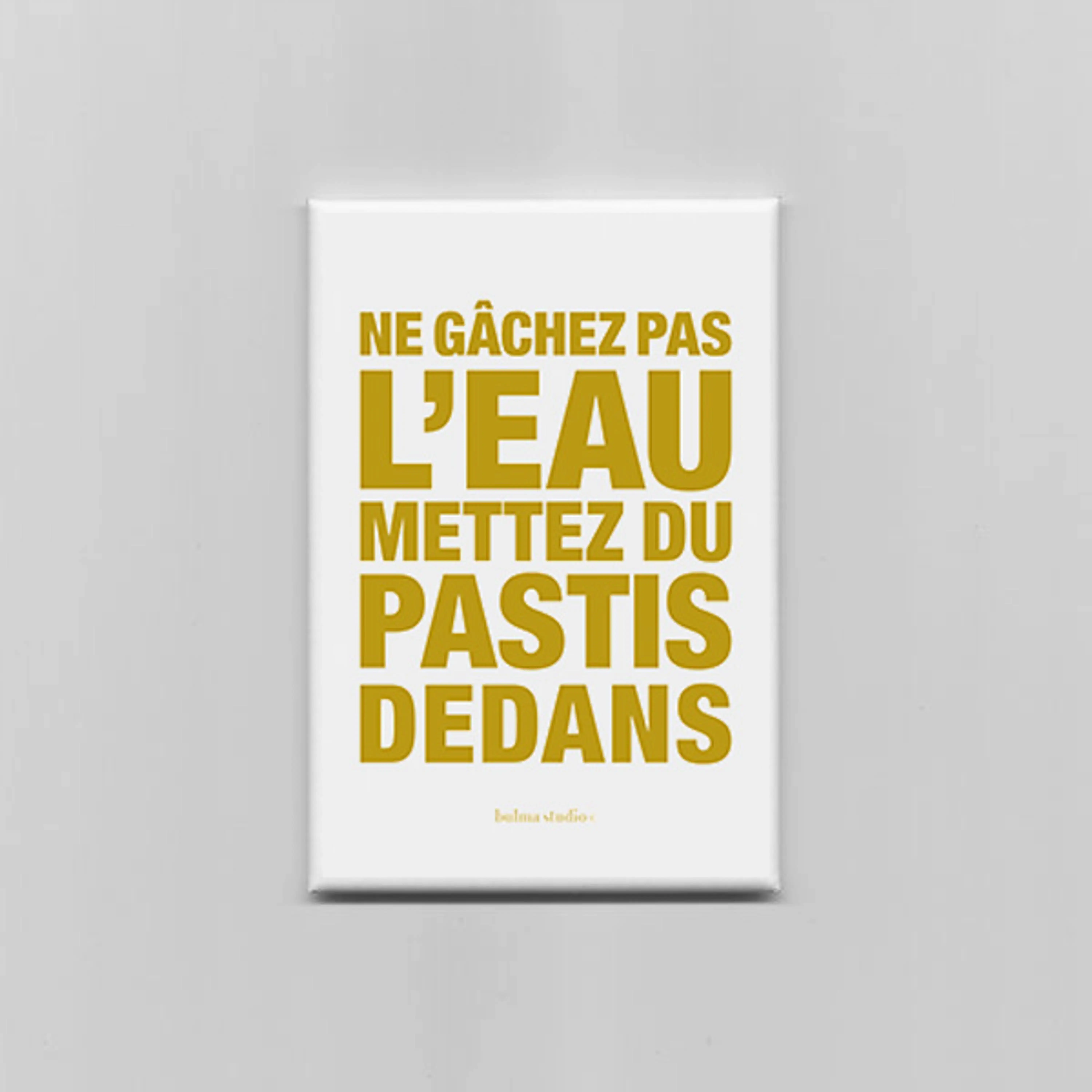 Magnet – Eau et Pastis