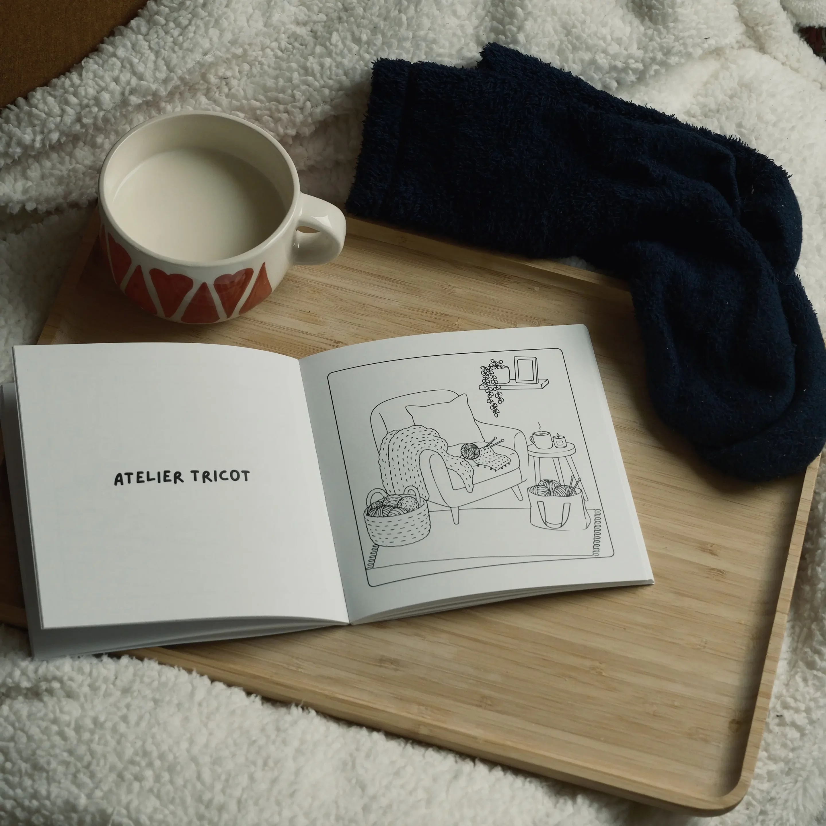 Livre de coloriage - L'hiver en coloriage – Image 3