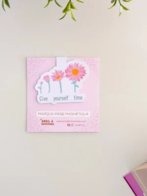Marque-Page Magnétique – Give yourself time