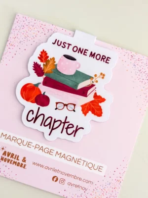 Marque-Page Magnétique – Just one more chapter