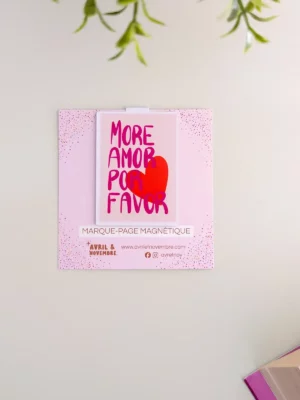 Marque-Page Magnétique – More amor por favor