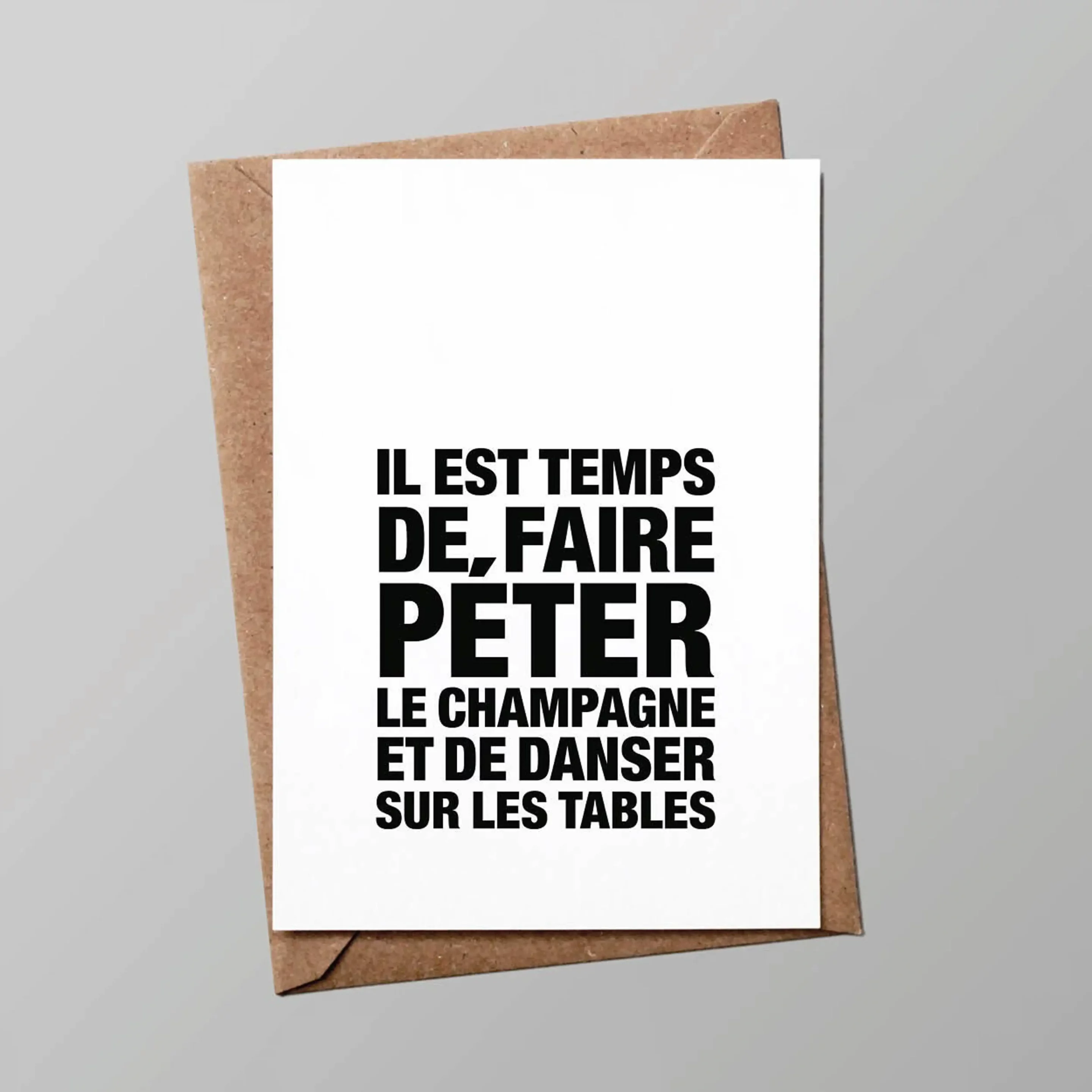 Carte Péter le champagne