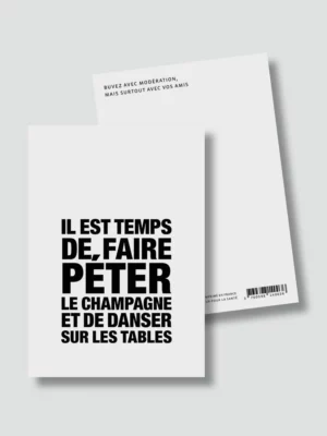 Carte Péter le champagne