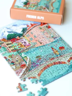 Mini puzzle Alpes françaises